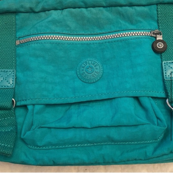 Kipling Official Collectible Jade Teal Crossbody Purse Like New Without Gorilla - Picture 3 of 12